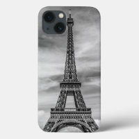 Black & White Eiffel Tower Paris Frankreich