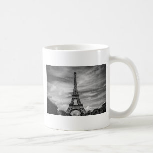 Black & White Eiffel Tower Paris Frankreich Kaffeetasse