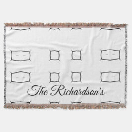 Black White Geometric Pattern | Minimal Abstract Decke