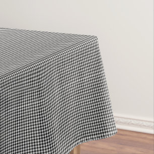 Black-White Gingham-52x70 COTTON TABLECLOTH Tischdecke