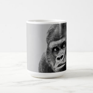 Black White Gorilla Kaffeetasse