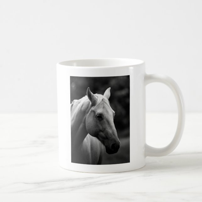 Black White Horse Tasse (Rechts)