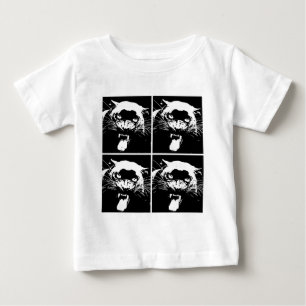 Black & White Jaguar Baby T-shirt
