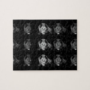Black & White Jaguar Puzzle