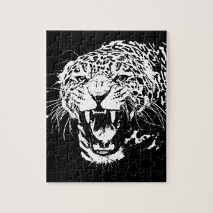 Black & White Jaguar Puzzle