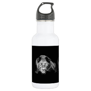 Black & White Jaguar Trinkflasche