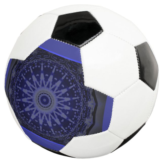 Black White n Purple Soccer Ball (Dreiviertel)