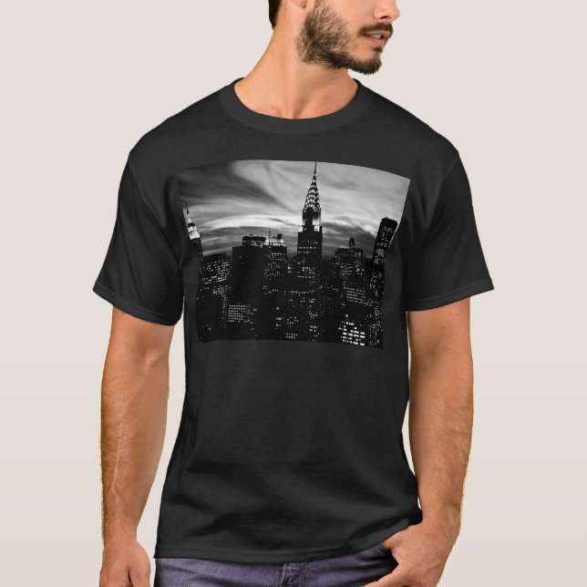 Black & White New York City Midtown T-Shirt (Vorderseite)