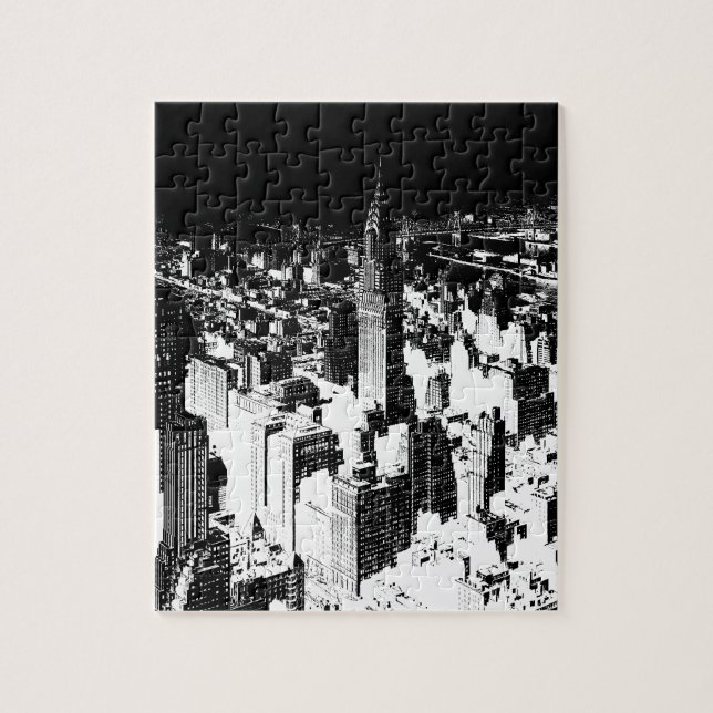 Black & White New York Puzzle (Vertikal)