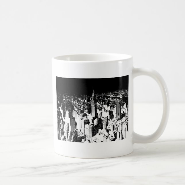 Black & White New York Tasse (Rechts)
