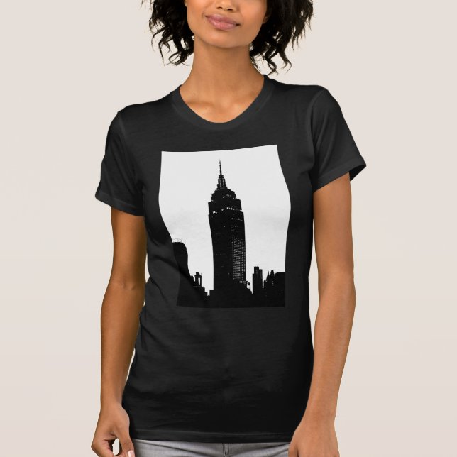 Black & White Pop New York T-Shirt (Vorderseite)