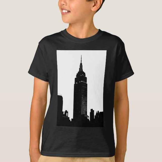Black & White Pop New York T-Shirt (Vorderseite)