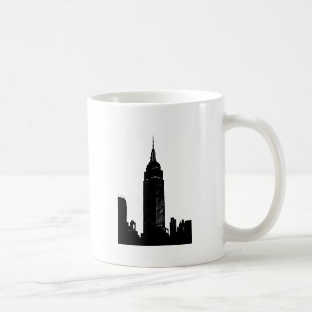 Black & White Pop New York Tasse (Rechts)