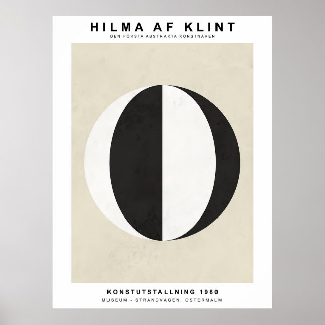 Black White Poster (Vorne)