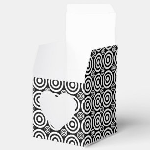BLACK-WHITE-Sq HERZFÖRDERBOXEN Geschenkschachtel