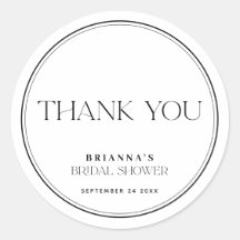 Black & White Vielen Dank Brautparty