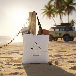 Black White Vintage Van Surfer All-Over-Print