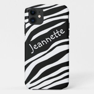 Black & White Zebra Print iPhone 5 Fall Case-Mate iPhone Hülle