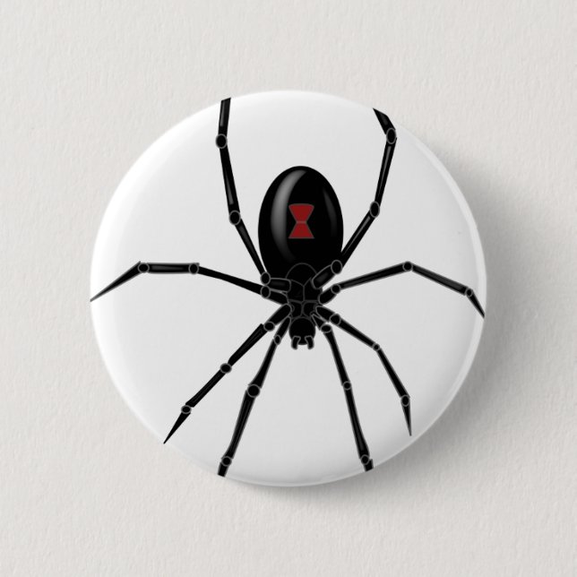 Black WIdow Spider Button (Vorderseite)