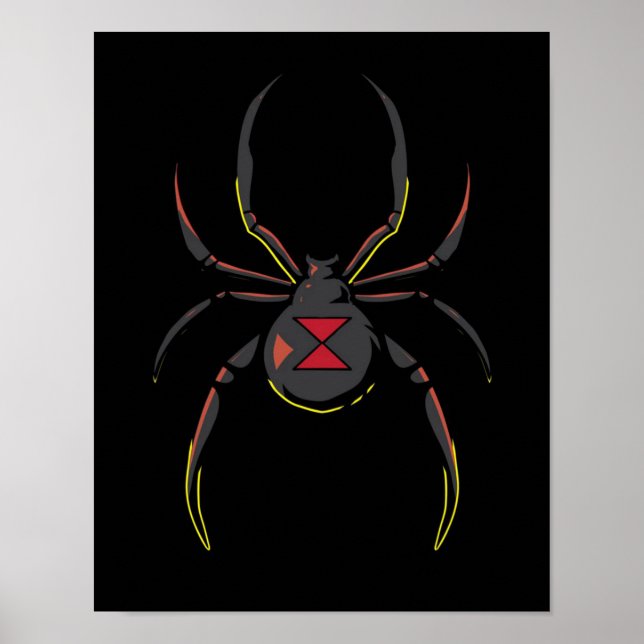 Black Widow Spider-Geschenk | Spider Lovers Poster (Vorne)