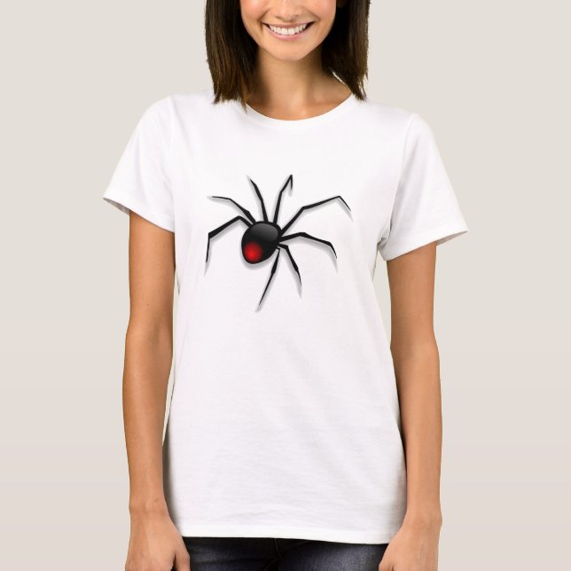 Black Widow Spider T - Shirt (Vorderseite)