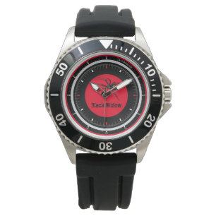 Black Widow   Waterproof   Sports   Wrist Watch Armbanduhr