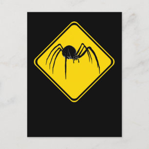 Black Widow Xing! Postkarte