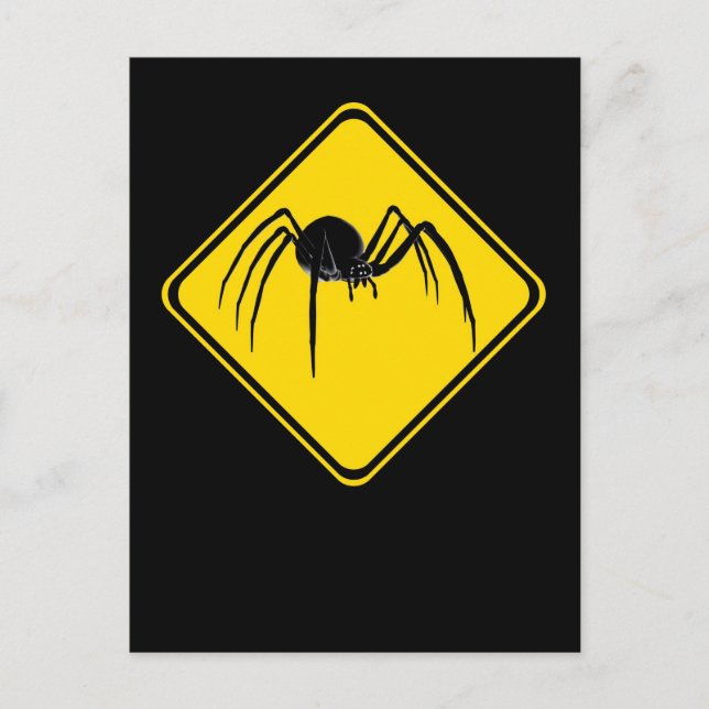 Black Widow Xing! Postkarte (Vorderseite)