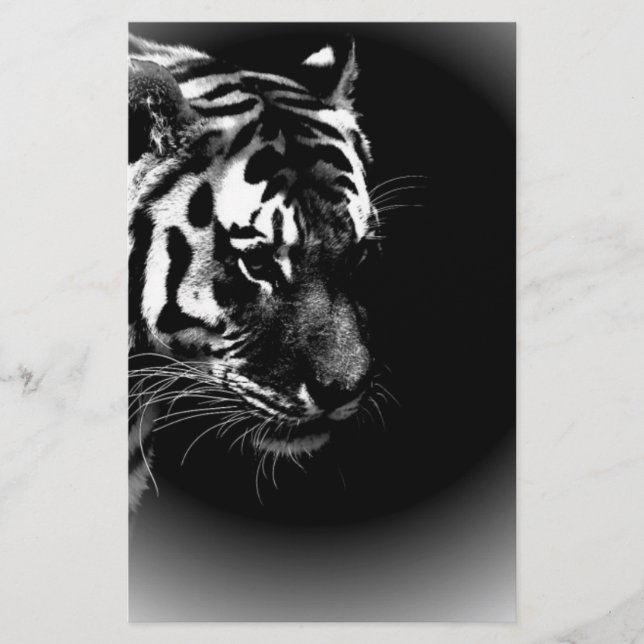 Black & Wild Tiger Head (Vorderseite)