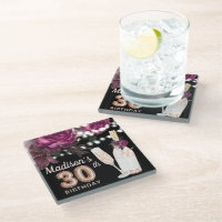 Black Wine Personalisiert Luxury 30. Geburtstag