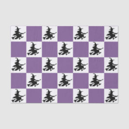 Black Witches Checkered Seidenpapier
