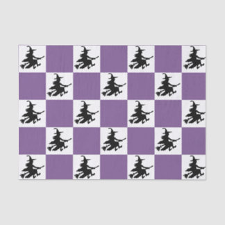 Black Witches Checkered Seidenpapier