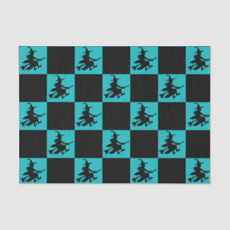 Black Witches Checkered Seidenpapier