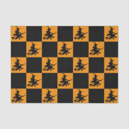 Black Witches Checkered Seidenpapier
