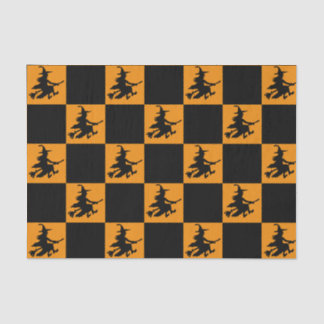 Black Witches Checkered Seidenpapier