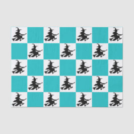Black Witches Checkered Seidenpapier