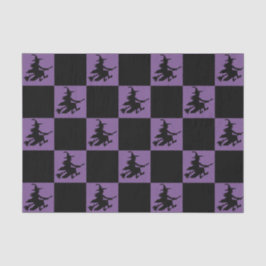 Black Witches Checkered Seidenpapier
