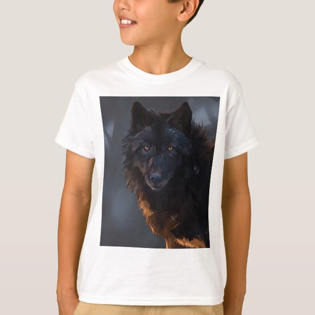 Black Wolf T-Shirt (Vorderseite)