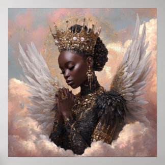 Black Woman Empowerment Art Poster