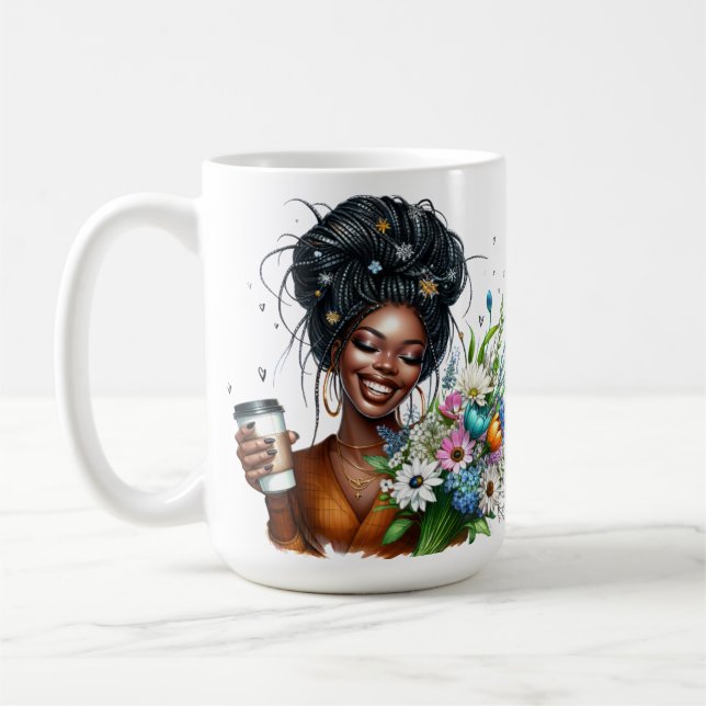 Black woman melanin sista African American women Kaffeetasse (Links)