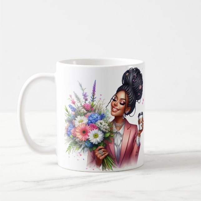 Black woman melanin sista African American women Kaffeetasse (Links)