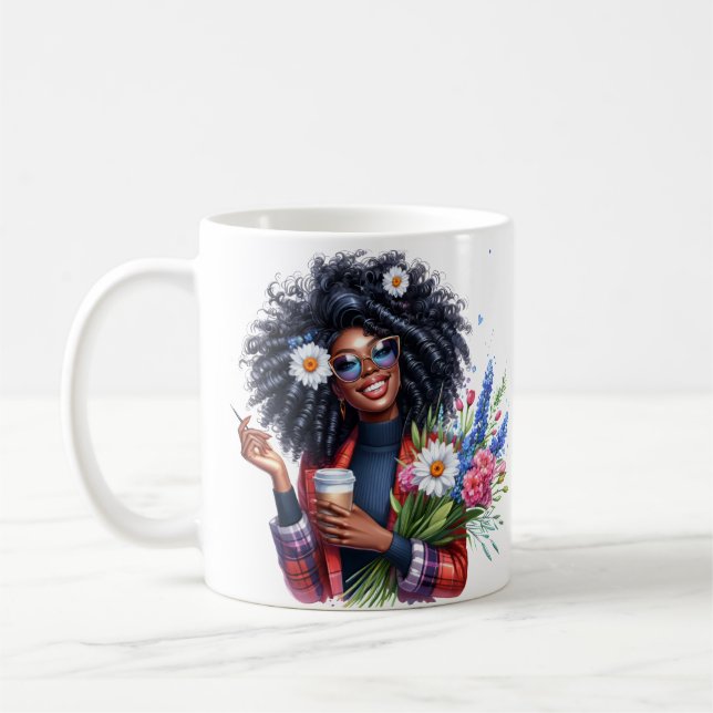 Black woman melanin sista African American women Kaffeetasse (Links)