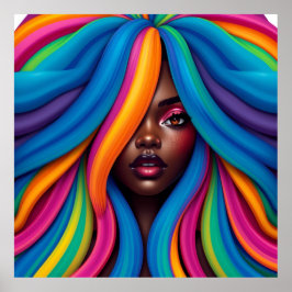 Black woman melanin sistas brown skin girls sista  poster