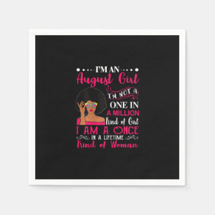 Black Women August Geburtstagsgeschenke Im A Leo Q Serviette
