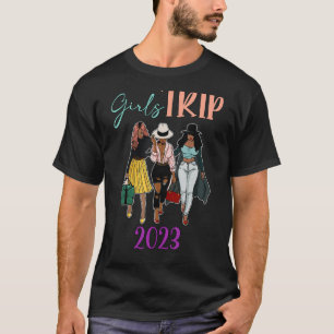 Black Women Girls Trip Afro Königin Melanin Afrika T-Shirt