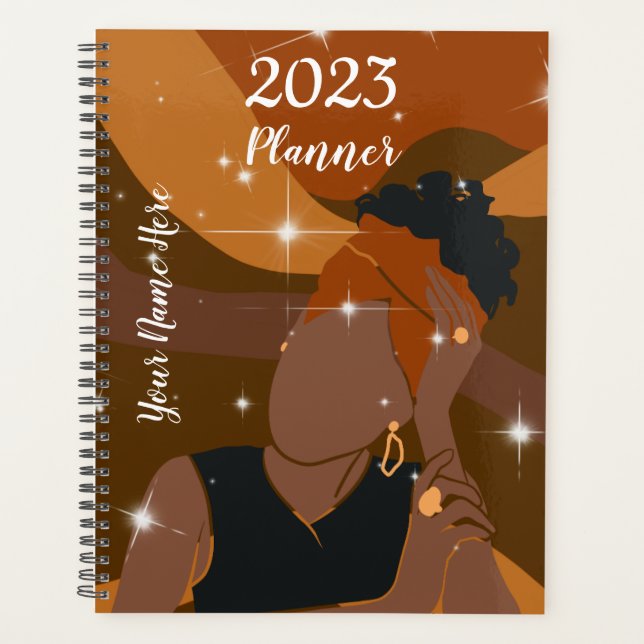 Black Women Magic Planner für schwarze Frauen Planer (Vorderseite)