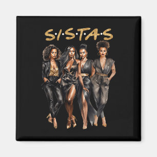 Black Women Melanin Black History American Magnet