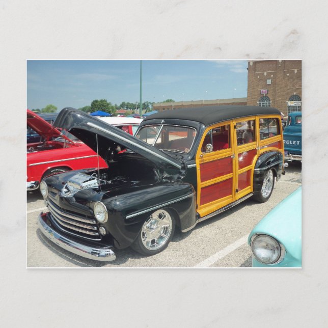 Black Woody Postkarte (Vorderseite)