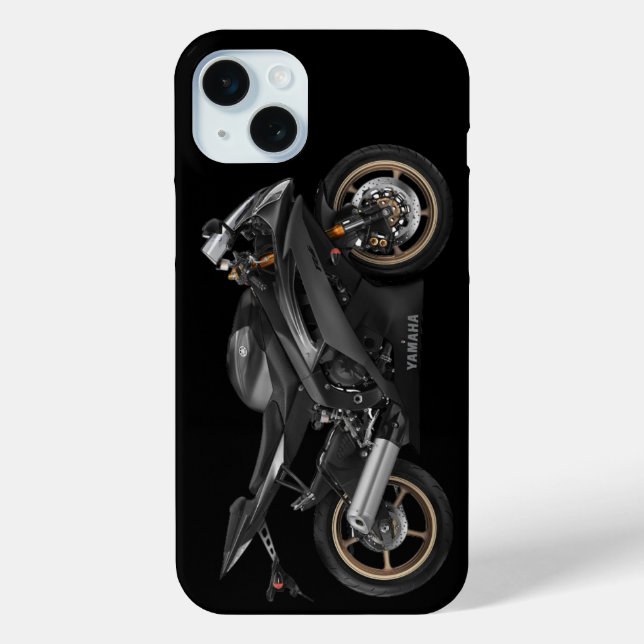 Black Yamaha Yzf - R6 Motorrad Case-Mate iPhone Hülle (Rückseite)