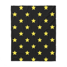 Black Yellow Star Art-Deko Classic Retro Muster